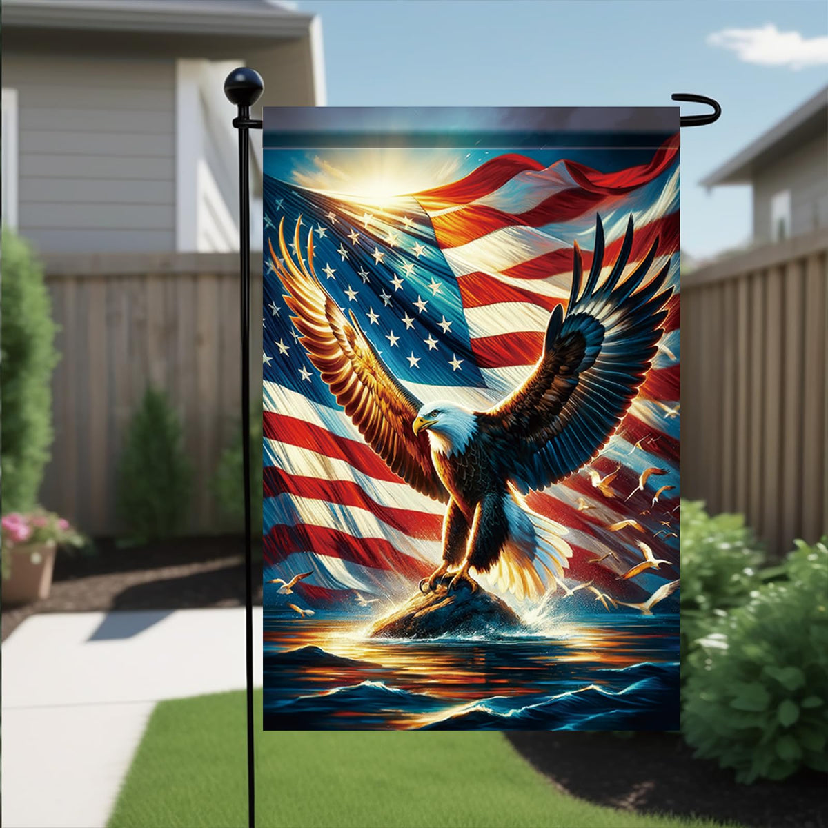 Saoplasa Premium polyester flag designed to resist weather while keeping colors vibrant.