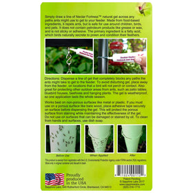 Sapphire Labs outdoor use gel guard protecting patio table from ants