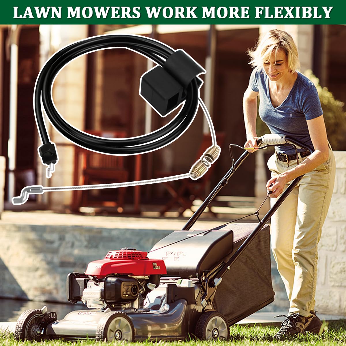 SAQXK Y125 compatible image highlights versatile use across mowers.