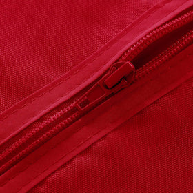 SARAFLORA round tablecloth demonstrating spill protection for clean surfaces.