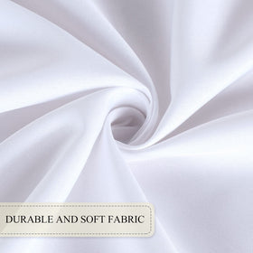 SARAFLORA spill-resistant cover keeps tables clean during events.