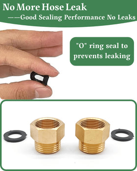 SARANICE GHT to NPT adapter resists outdoor corrosion.