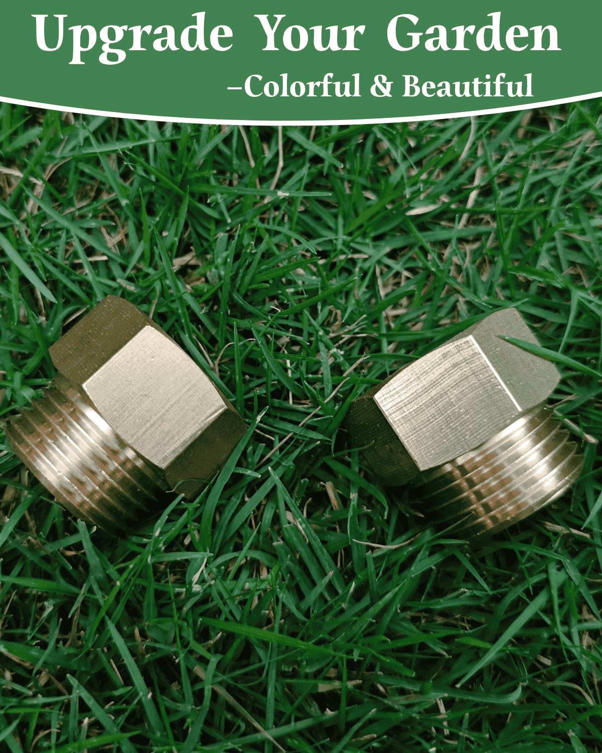SARANICE irrigation compatibility with 3/4 inch fittings for sprinklers.