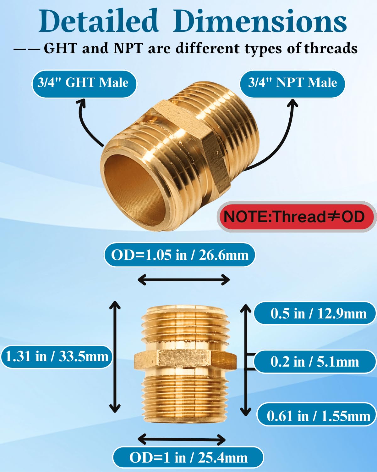 Saranice brass no-leak connector for steady irrigation setups.