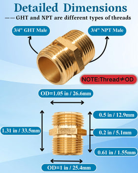 Saranice brass no-leak connector for steady irrigation setups.