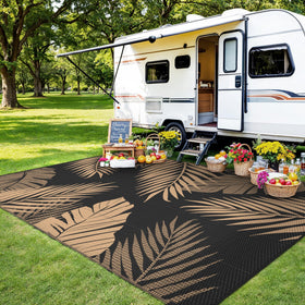 sarben outdoor rug 10x14 stain-resistant and UV-coated to resist sun fading