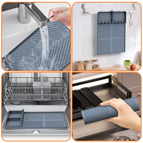 SARTNP heat-resistant mat tolerating up to 450°F near stove or grill