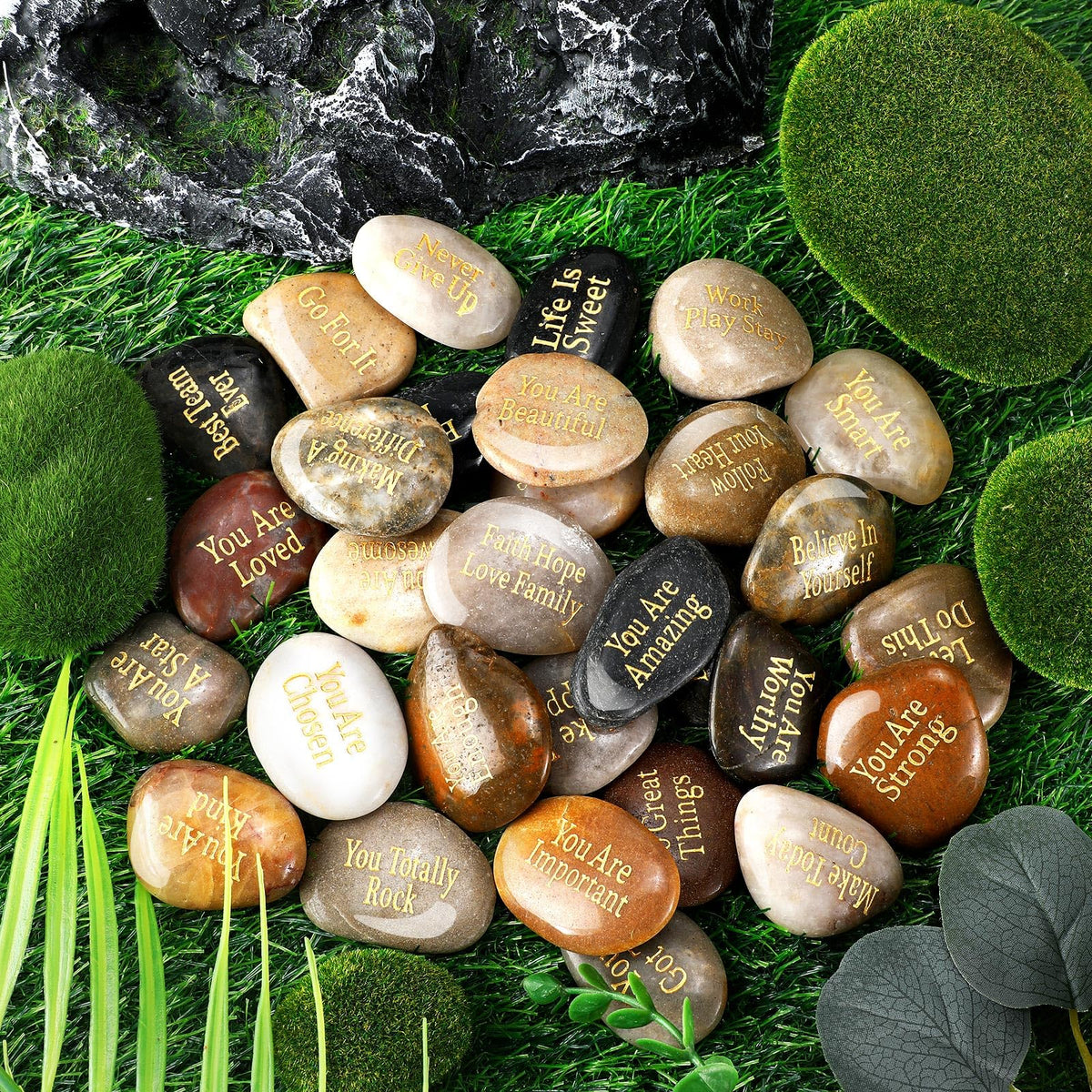 Sasylvia stone with Be kind for compassionate moments.