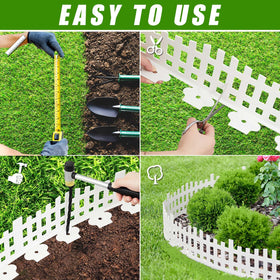 Sasylvia arc design adds contrast and charm to flower beds.