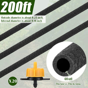 Sasylvia drip emitter 2gph provides precise moisture at plant roots.