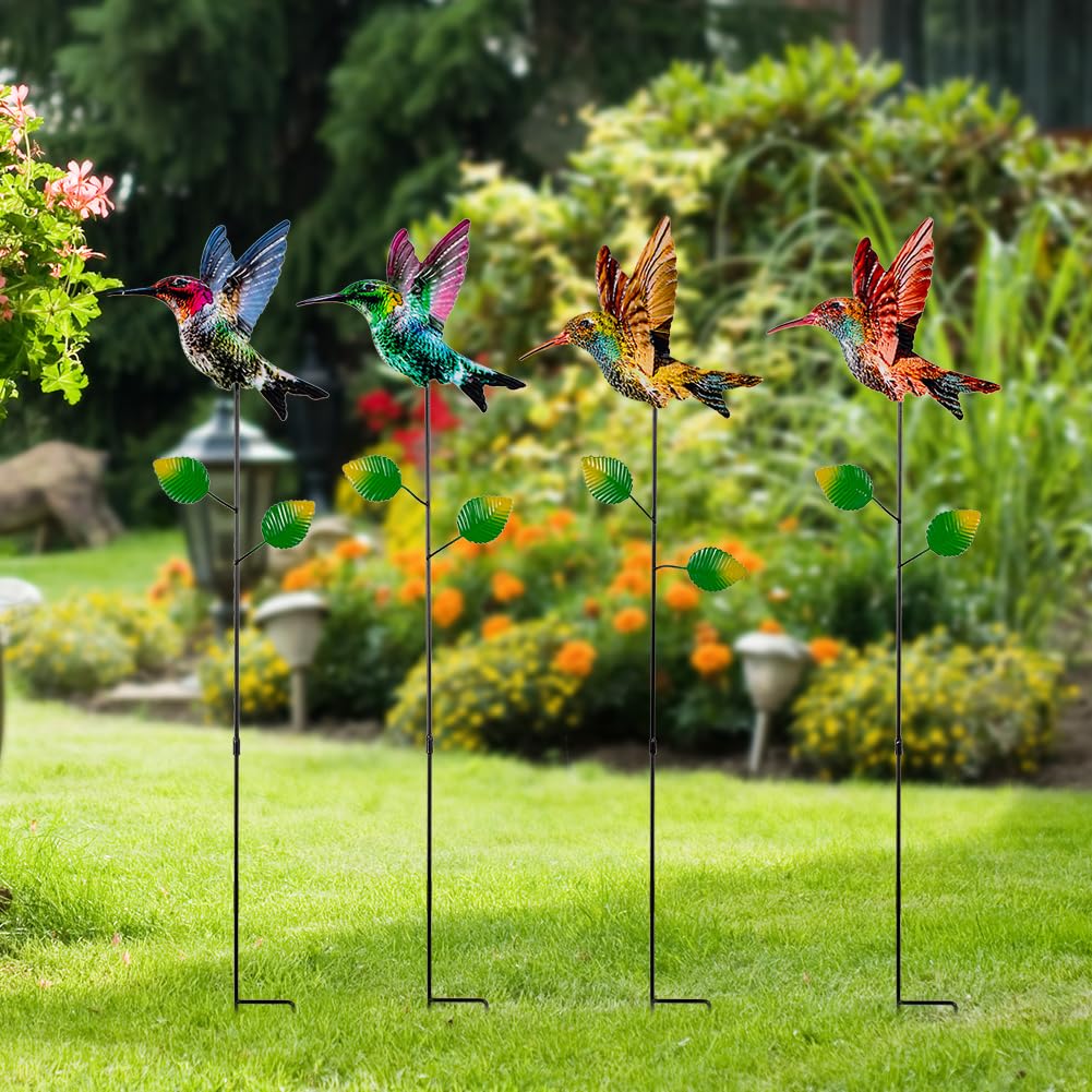 SATHGA decorative stake creates a welcoming pathway accent.