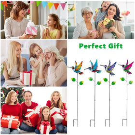SATHGA hummingbird stake gift set ideal for garden lovers