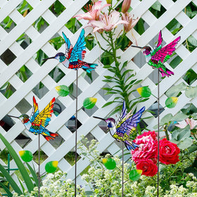 SATHGA hummingbird stake walkway decoration guides guests along the path