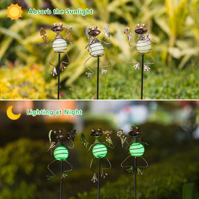 SATHGA weather-resistant frog decor withstands rain and sun