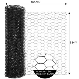 SATINIOR galvanized hexagonal mesh close-up shows durable, flexible construction.