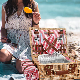 SatisInside gift-ready picnic set makes a thoughtful anniversary or holiday present.