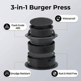 SaurieShower patty papers 100pcs ready for mess-free removal and cleanup.