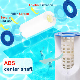Savener C-7472 trilobal filtration with durable ABS end caps.