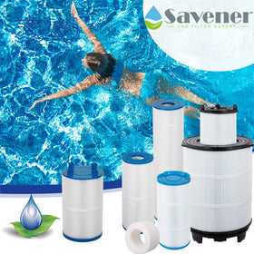 Savener crystal-clear-pool-water depiction highlights sparkling results