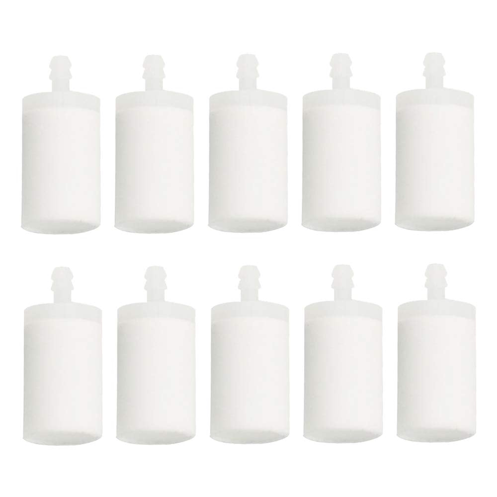 Savior 503443201 fuel filter pack of 10 for Husqvarna compatibility.