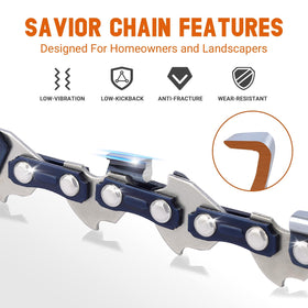 Close-up of Savior heat-treated rivets highlights durable construction.