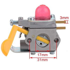 Savior SST25 carburetor for Poulan FL20C improves idle stability and fuel flow