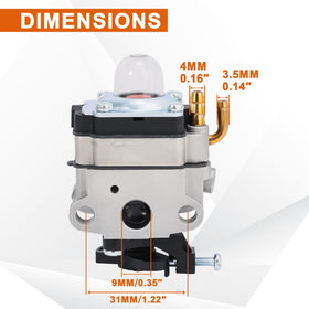 Savior T230 C230 carburetor packaging highlights compatibility and readiness