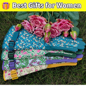 SAVJOB touchscreen-compatible gloves let you check devices while gardening.