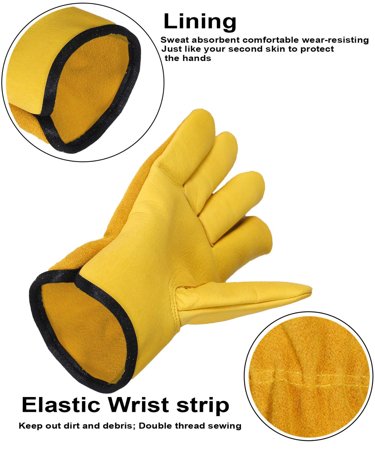 SAWANS garden gloves with long forearm protection for pruning roses