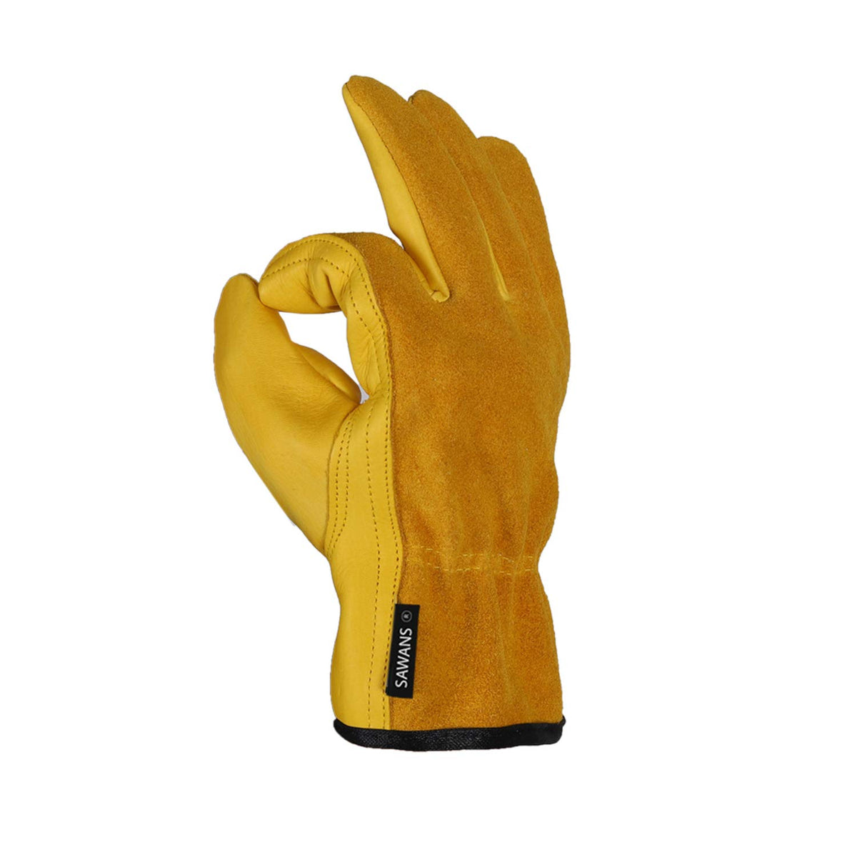 SAWANS yellow garden gloves ideal for rugged outdoor tasks