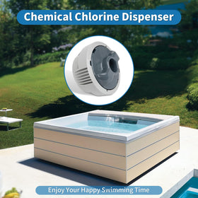 Sawluv durable dispenser offering consistent chlorine release for hot tubs