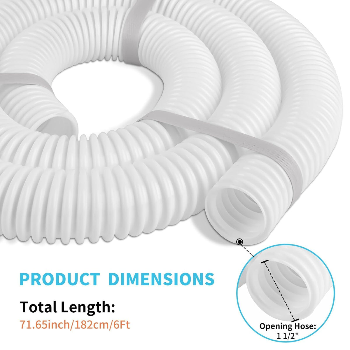 Sawluv hose end 1.5-inch connection provides secure, leak-free attachment