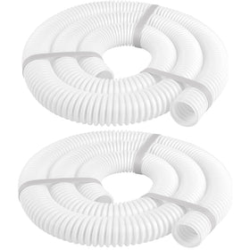 Sawluv pool cleaner hose, 6ft white corrugated, ideal for seamless Polaris 360 setup