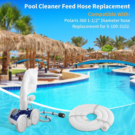 Sawluv durable thick-wall hose resists cracking during tough pool-cleaning sessions