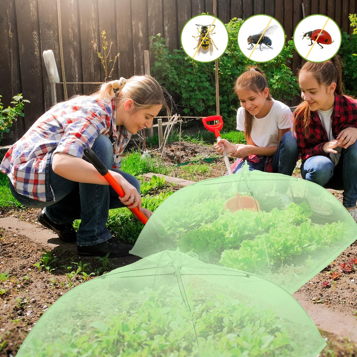 Sawysine breathable plant cover system promotes airflow around crops