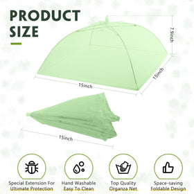 Sawysine collapsible plant dome cover shown folded, ideal for space-saving storage