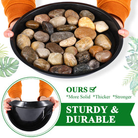 Sawysine drip tray for potted plants keeps soil moisture contained and surfaces clean.