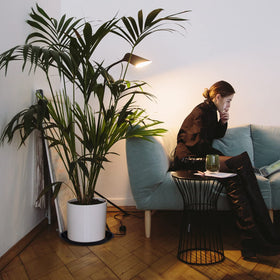 Sawysine round plant tray 12in designed for standard pots and easy handling.