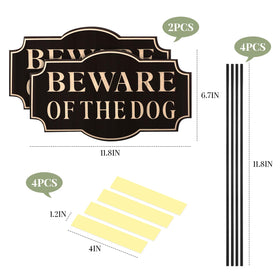 Sawysine yard sign with stake provides outdoor warning for fences and entrances.