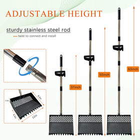 Saxhexx adjustable handle enables easy reach in tall coops.
