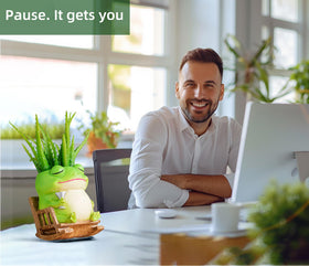 Saysmile gift idea plant pot adds whimsy for plant lovers