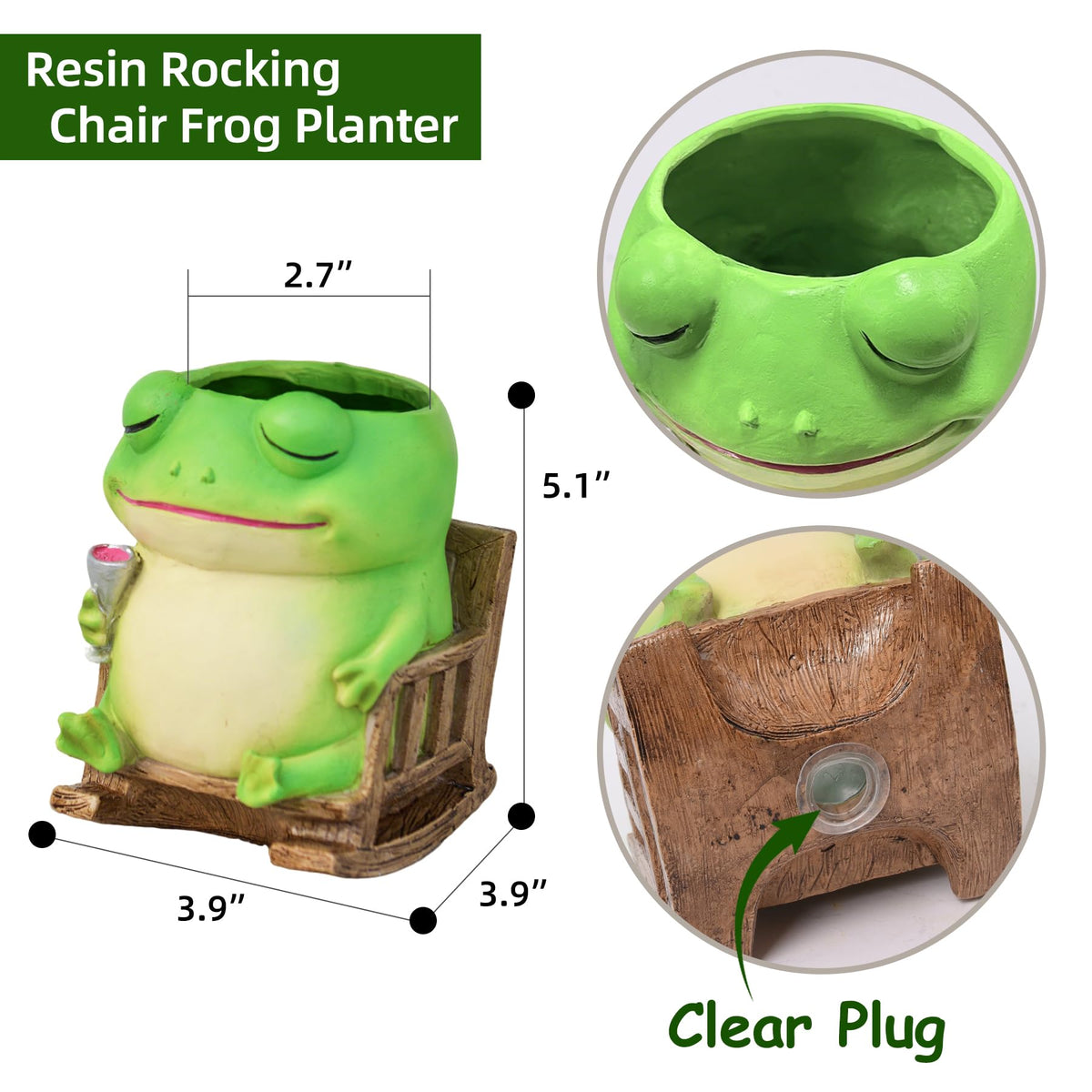 Saysmile indoor-outdoor plant pot for desks, windowsills, and patios