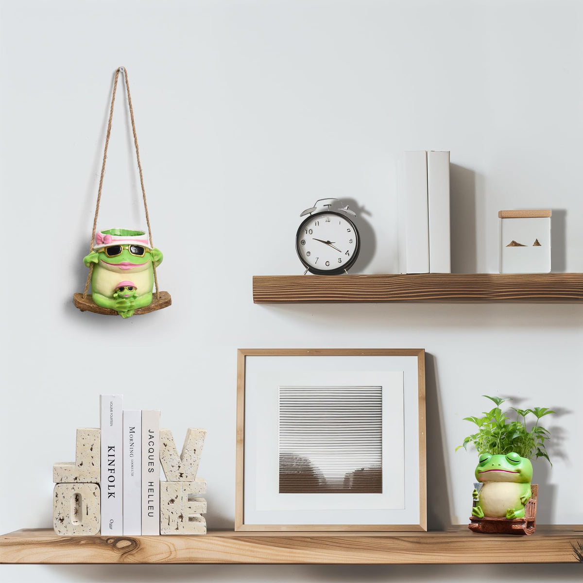 Saysmile window sill decor pot brightens kitchen or office space