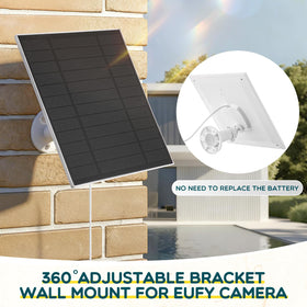 Saysurey 8-pack solar panel kit with cable and connectors for quick setup