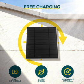 Saysurey 8-pack 5W solar panel installation kit for easy mounting