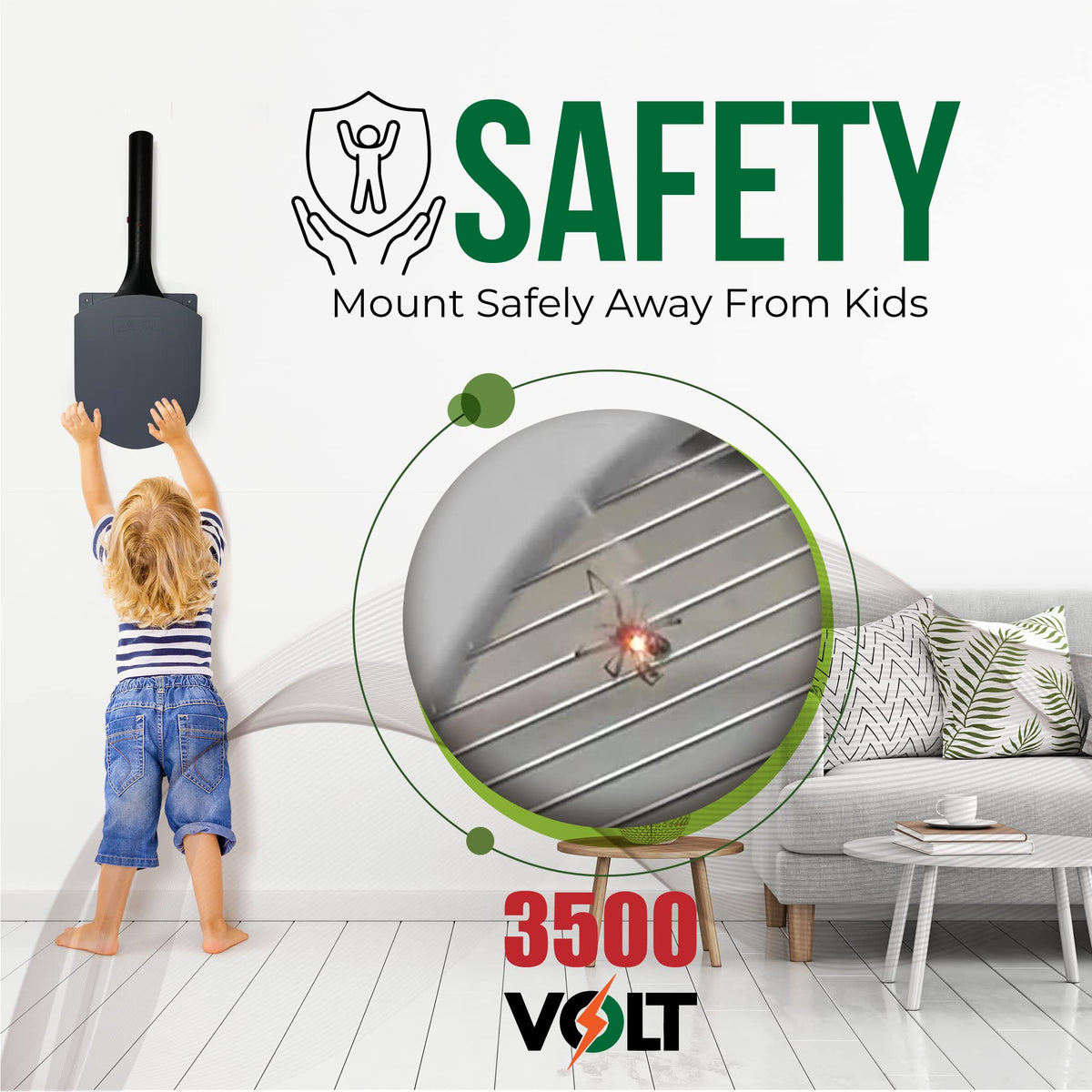 SBL Home wall case display for secure storage and reach