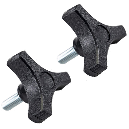 Scag mower deck wingnut knob with stud for quick deck adjustments and secure fit