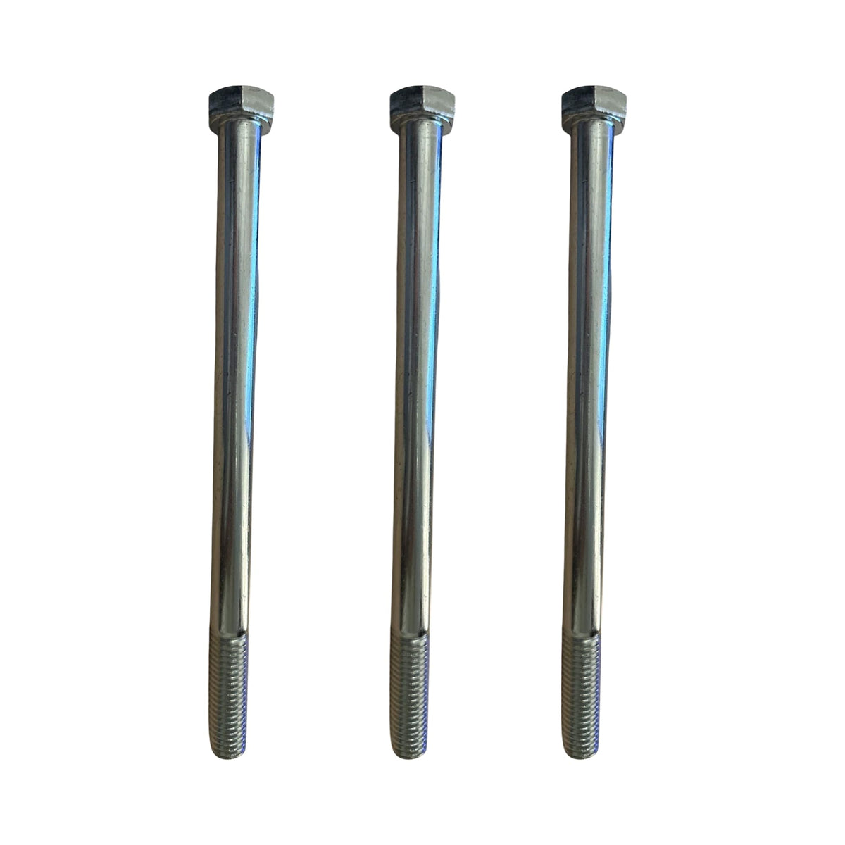 Scag mower spindle bolt 5/8-11 detail showing a durable hex-head fastener for secure fitment