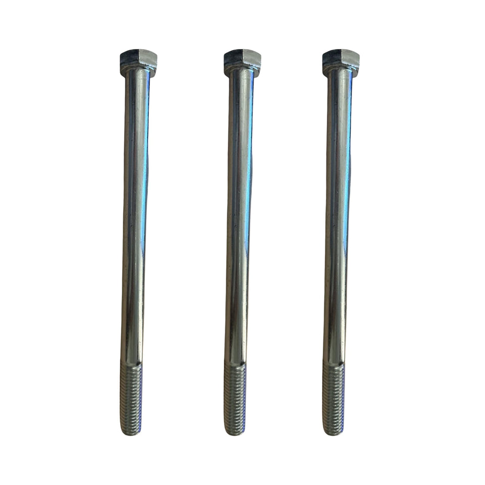 Scag mower spindle bolt 5/8-11 detail showing a durable hex-head fastener for secure fitment