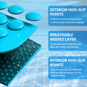Scatsi inner anti-slip lining keeps the cover aligned during use.